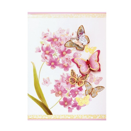 [FT1038-3] 꽃과 나비 카드