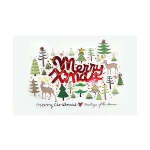 [FS1012-1] 숲 속도 메리 크리스마스