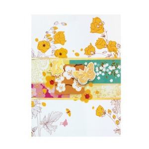 [FT1038-4] 벚꽃 나비 카드