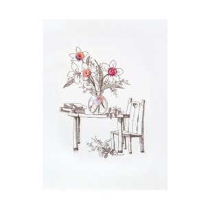 [FT1037-2] 바이올렛 꽃  카드