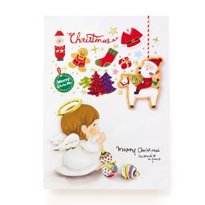 [FS708201] 천사 크리스마스 카드