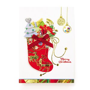 [FS708205] 양말 선물 크리스마스 카드
