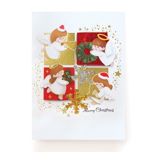 [FS733104] 천사 크리스마스 카드