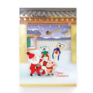 [FS703303] 연날리기 크리스마스 카드