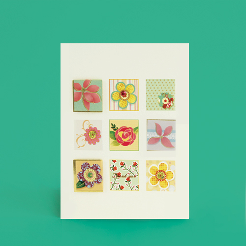 [FT1023-3] 그림 속의 꽃 감사 카드